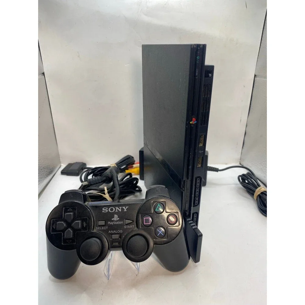 Playstation 2 PS2 Slim Console With Sony Memory Card & Sony Controller complete